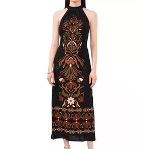 Vince Camuto Halter Maxi Dress